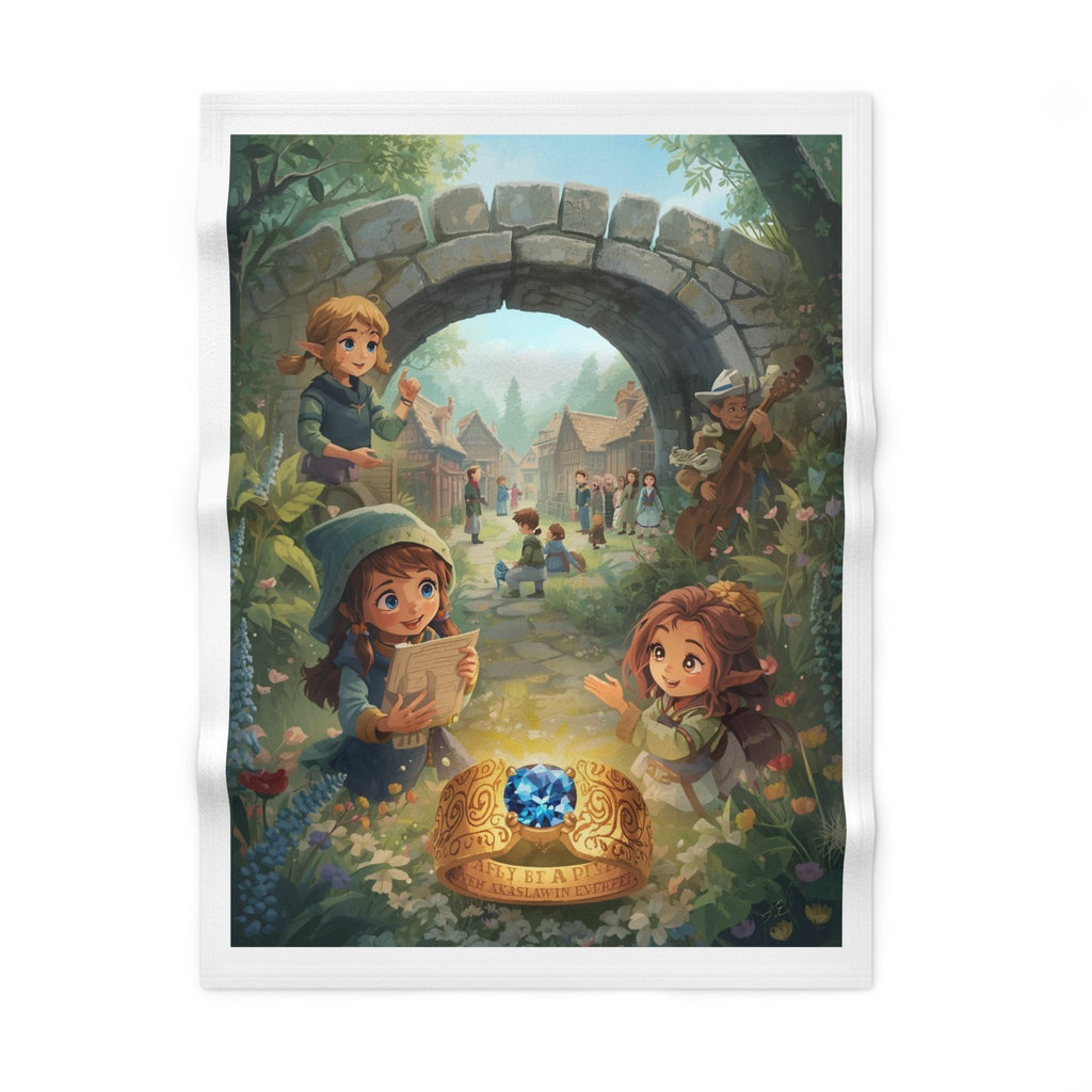 Lila and the Ring of Destiny Soft Fleece Baby Blanket - lilaskidsshop