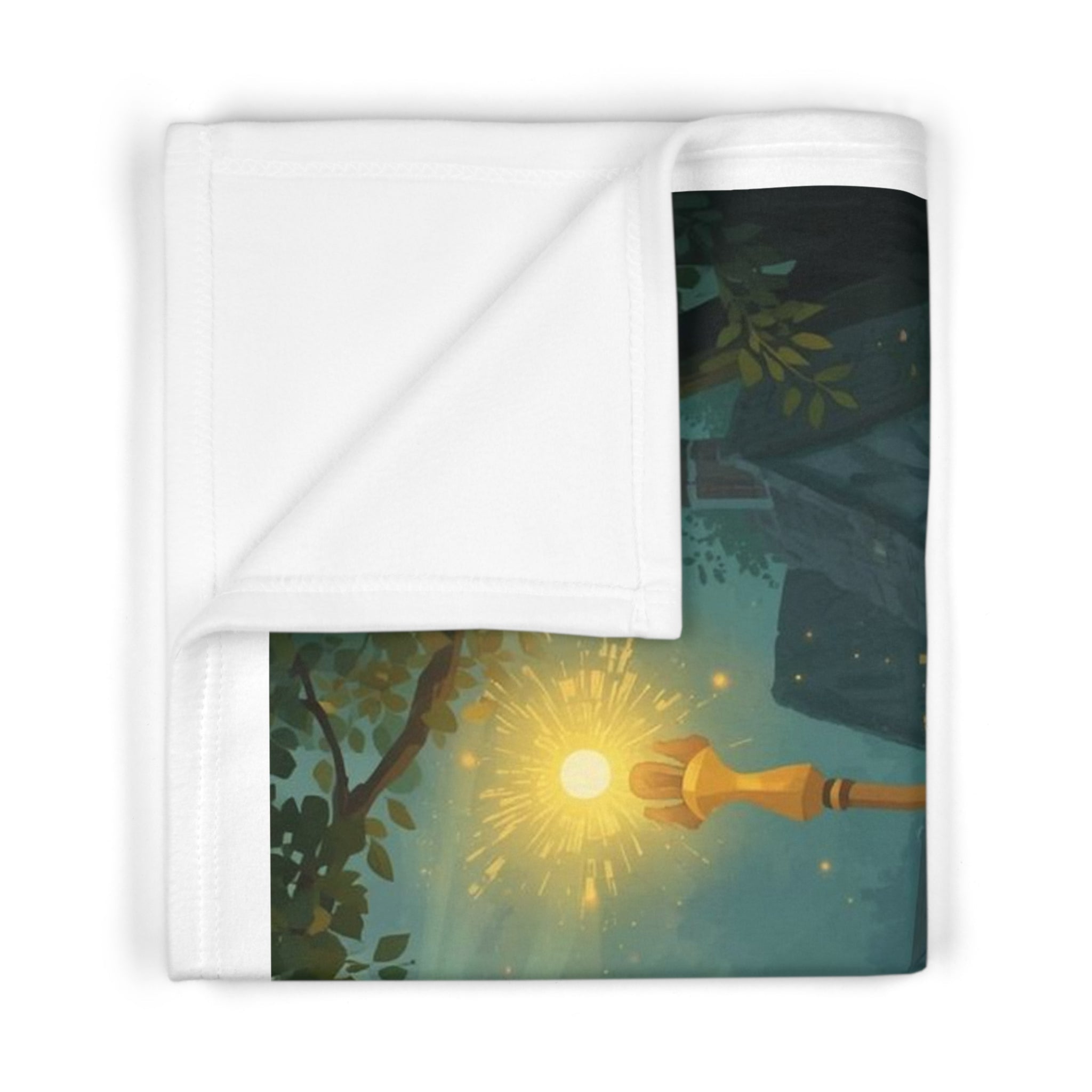 Lila and the Staff of Light Soft Fleece Baby Blanket - lilaskidsshop